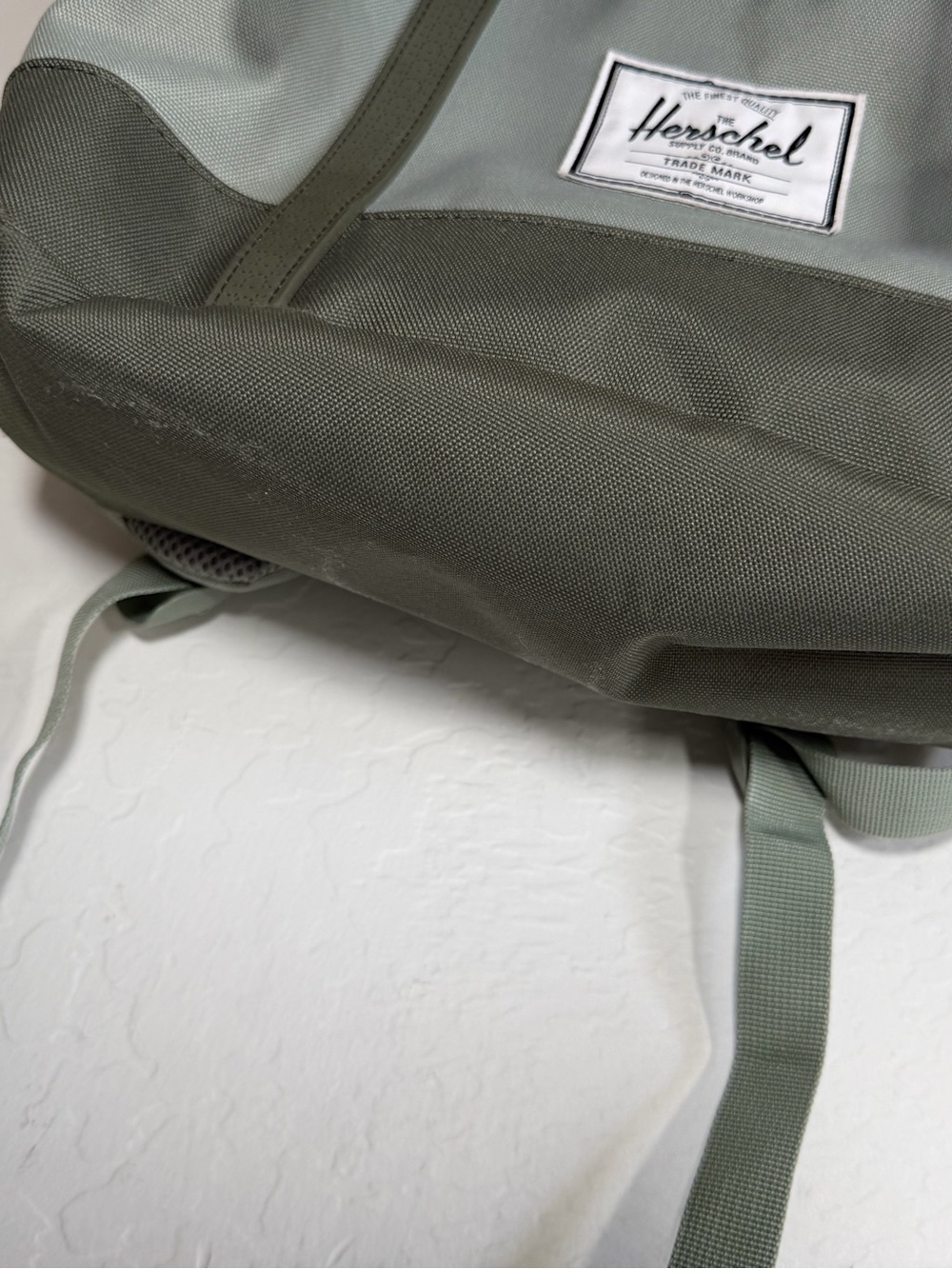 Herschel Supply Co Little America Backpack Olive Slate Sage Green Canvas Laptop - Picture 2 of 6